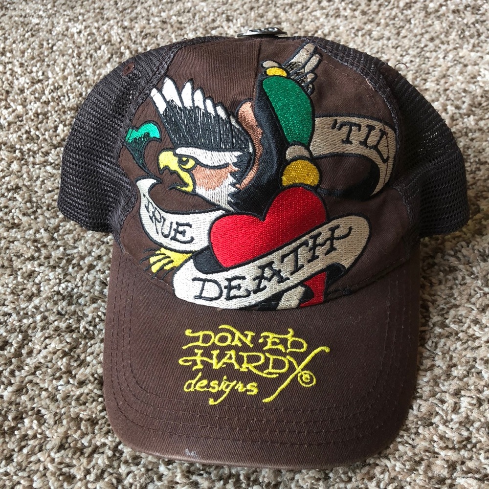 Don Ed Hardy trucker hat